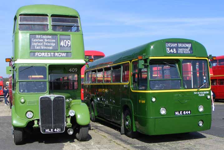 London Country AEC Regent 3RT Weymann RT604 & Regal IV MCW RF644 at Wisely 2011